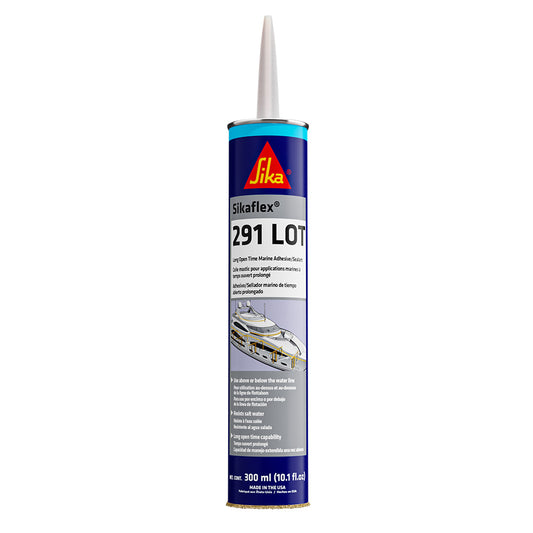 Sika Sikaflex 291 LOT Slow Cure Adhesive  Sealant 103oz300ml Cartridge  Black 90927
