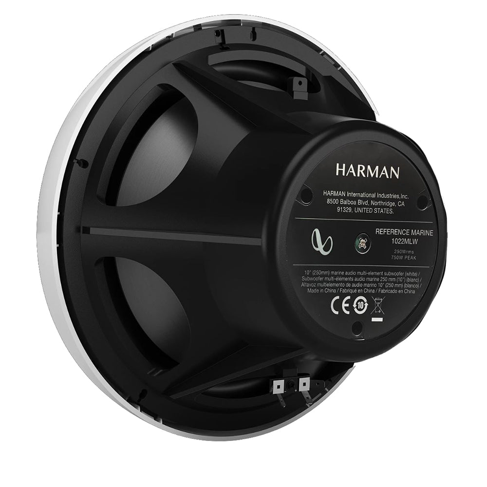 Infinity 10 Marine RGB Reference Series Subwoofer White INF1022MLW