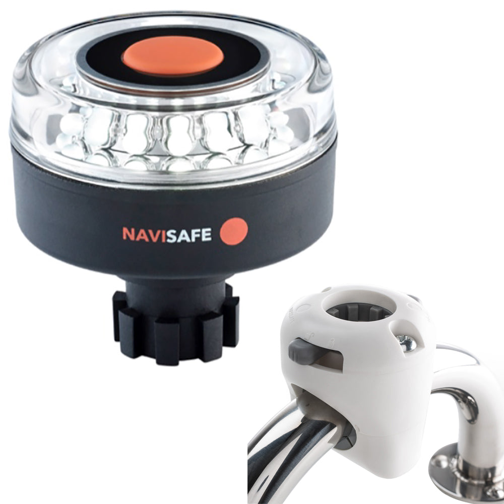 Navisafe Navilight 360 2NM wNavibolt Base Rail Mount White 042KIT3