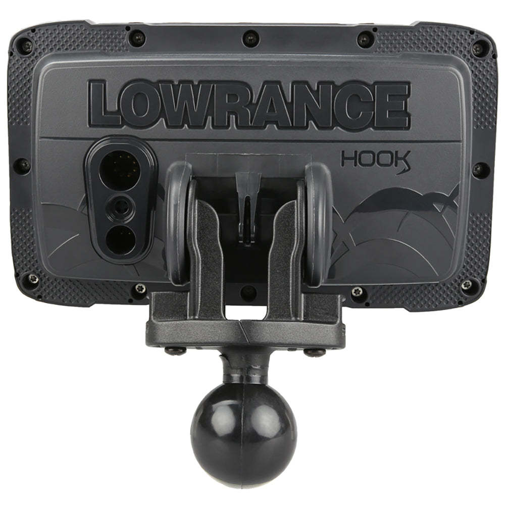 RAM Mount C Size 15 Fishfinder Ball Adapter for the Lowrance Hook2 Series RAM202LO12