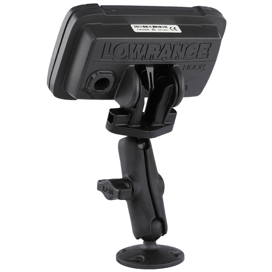 RAM Mount B Size 1 Composite Fishfinder Mount for the Lowrance Hook2 Series RAPB101LO12