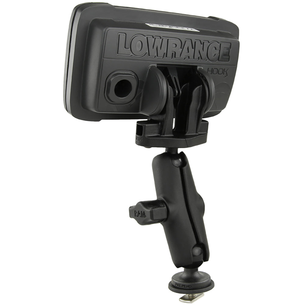RAM Mount Fishfinder Mount fLowrance Hook2Series  1 Track Mount RAMBLO12354TRA1