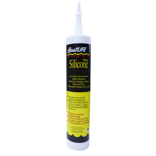BoatLIFE Silicone Rubber Sealant Cartridge  Clear 1150