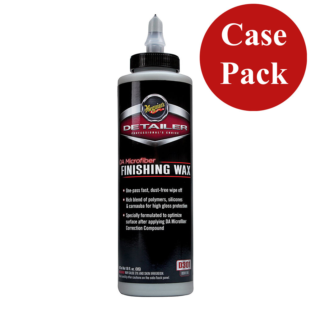 Meguiars DA Microfiber Finishing Wax 16oz Case of 6 D30116CASE