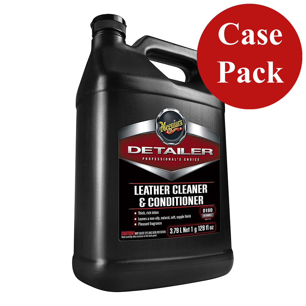 Meguiars Detailer Leather Cleaner  Conditioner  1Gallon Case of 4 D18001CASE