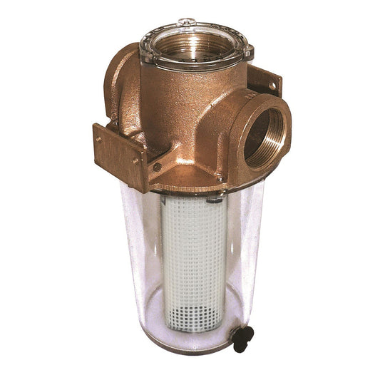 GROCO ARG2000 Series 2 Raw Water Strainer wNonMetallic Plastic Basket ARG2000P