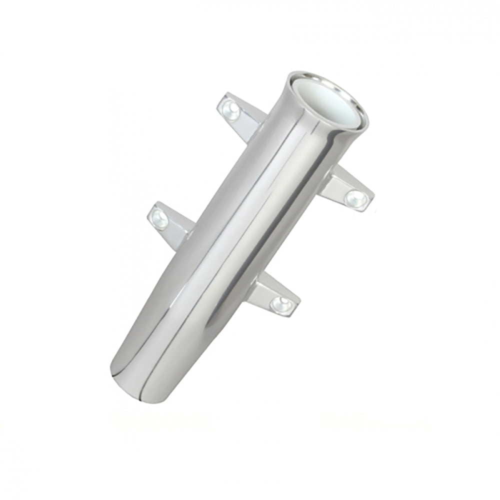 Lees Aluminum Side Mount Rod Holder  Tulip Style  Silver Anodize RA5000SL