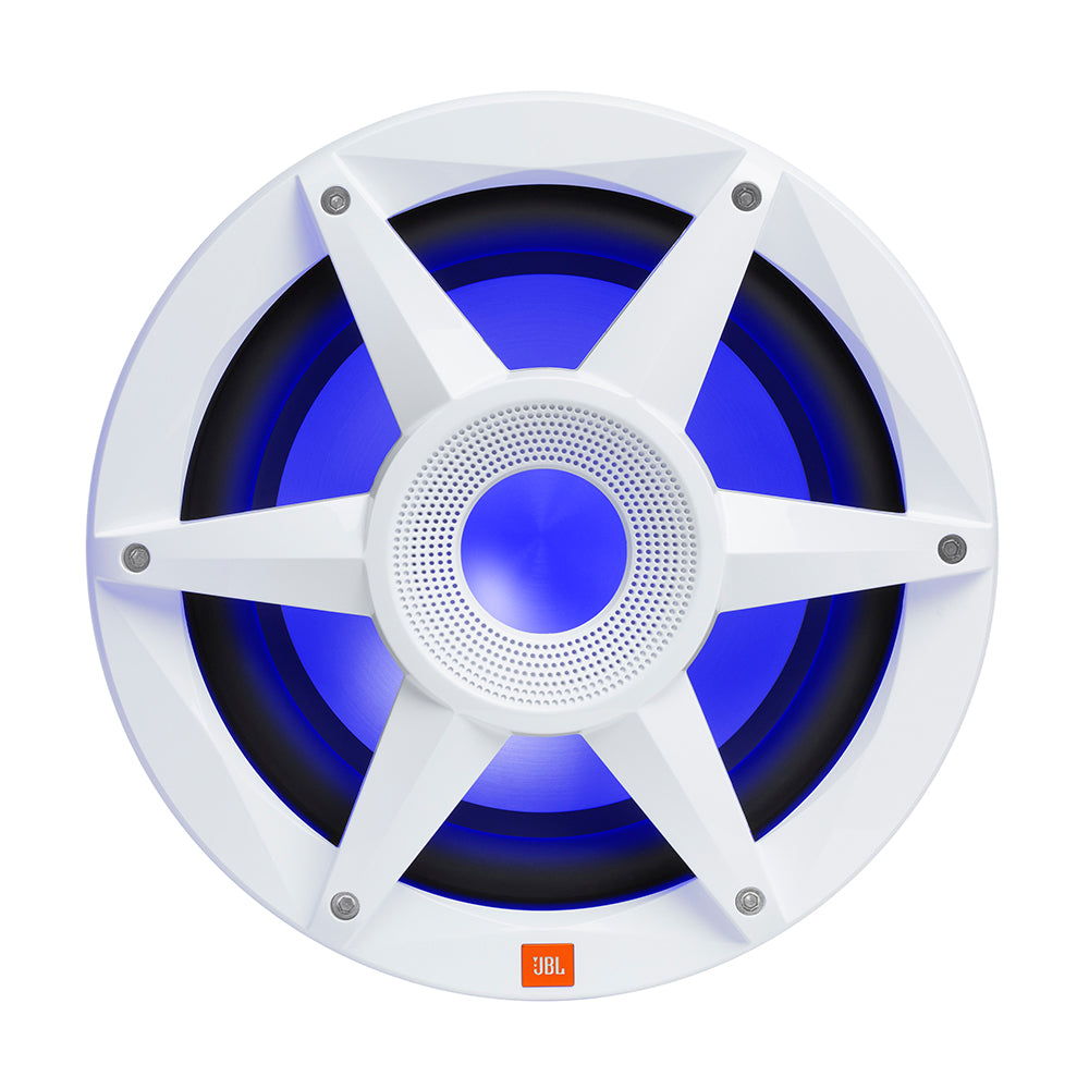JBL 10 Marine RGB Passive Subwoofer White Stadium Series STADIUMMW1000AM