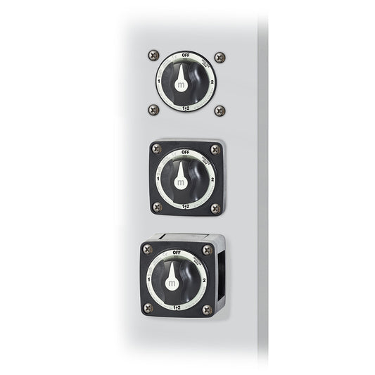 Blue Sea 6008200 mSeries Selector 3 Position Battery Switch Black 6008200