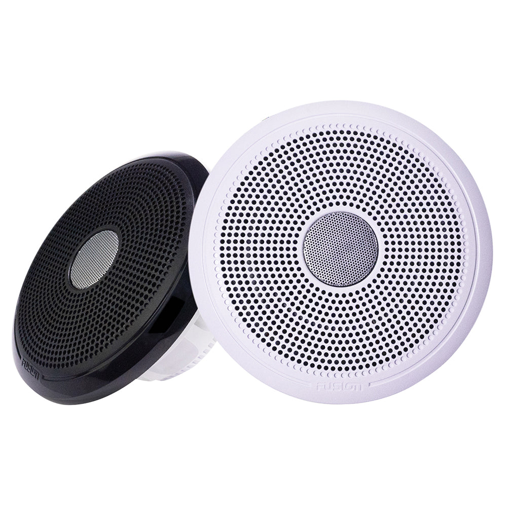Fusion XSF65CWB XS Series 65 200 Watt Classic Marine Speakers White Black Grill Options 0100219600