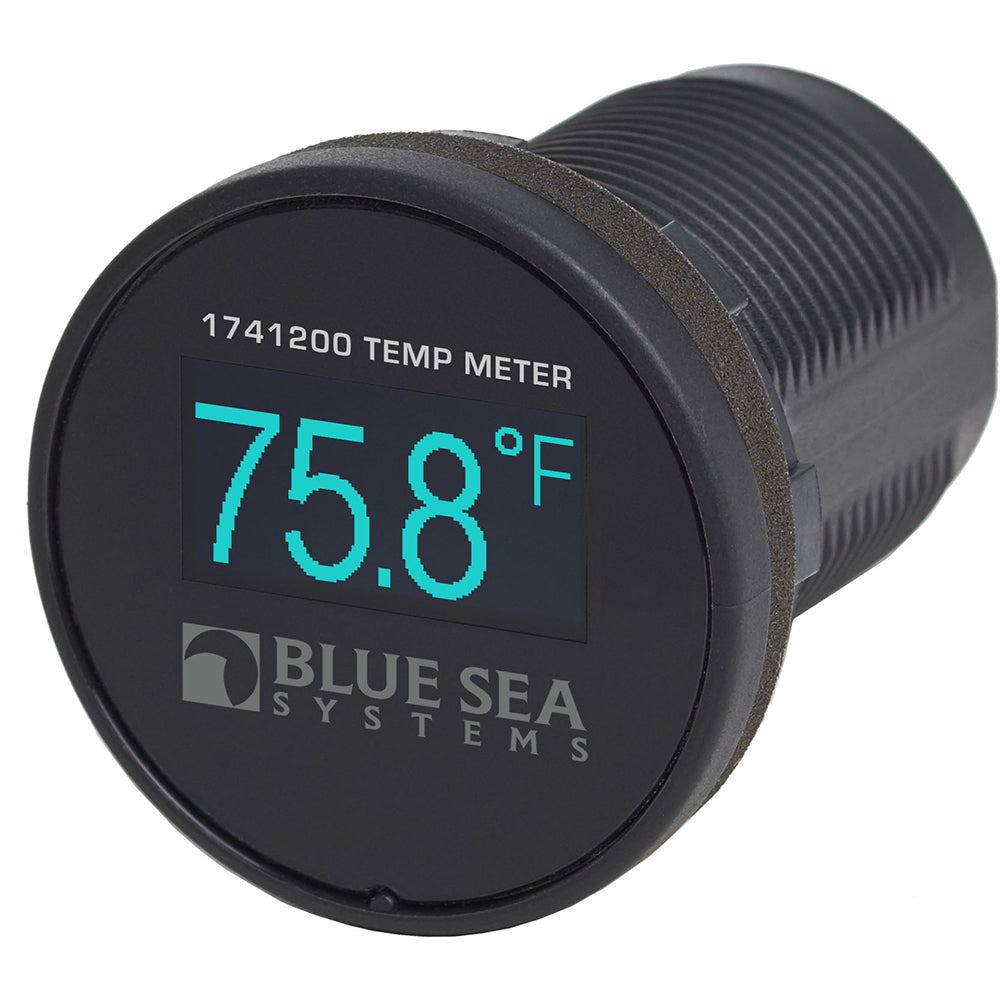Blue Sea 1741200 Mini OLED Temperature Monitor Blue 1741200