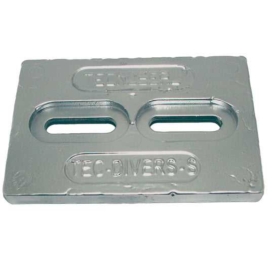 Tecnoseal Mini Zinc Plate Anode 6 x 4 x 12 TECDIVERSS