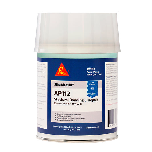 Sika SikaBiresin AP112  BPO Cream Hardener  White  Quart 611395