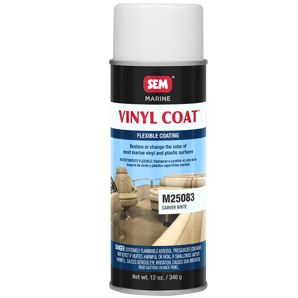 SEM Vinyl Coat  Carver White  12oz M25083