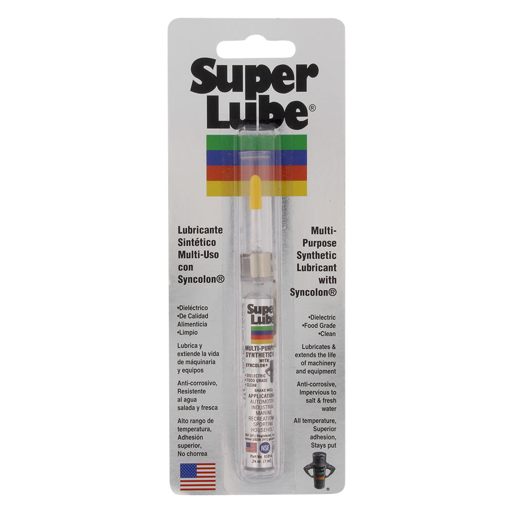 Super Lube Precision Oiler MultiPurpose Synthetic Oil  7ml 51010