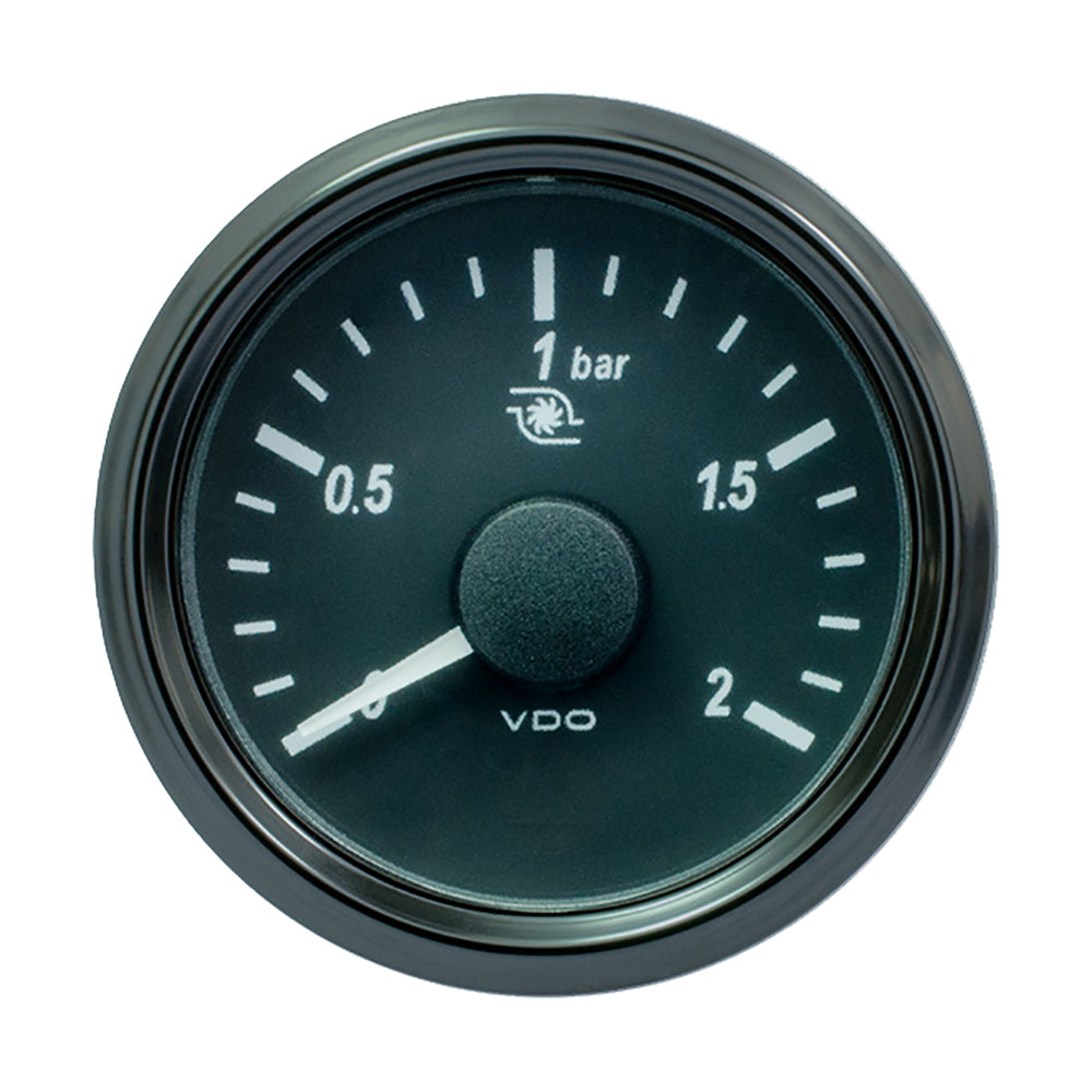 VDO SingleViu 52mm 2116 Turbo Pressure Gauge  60 PSI  0180 Ohm A2C3833470030