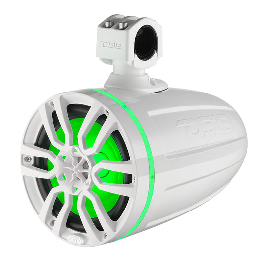DS18 X Series HYDRO 65 Wakeboard Pod Tower Speaker wRGB LED Light 300W White NXLX6TPWH
