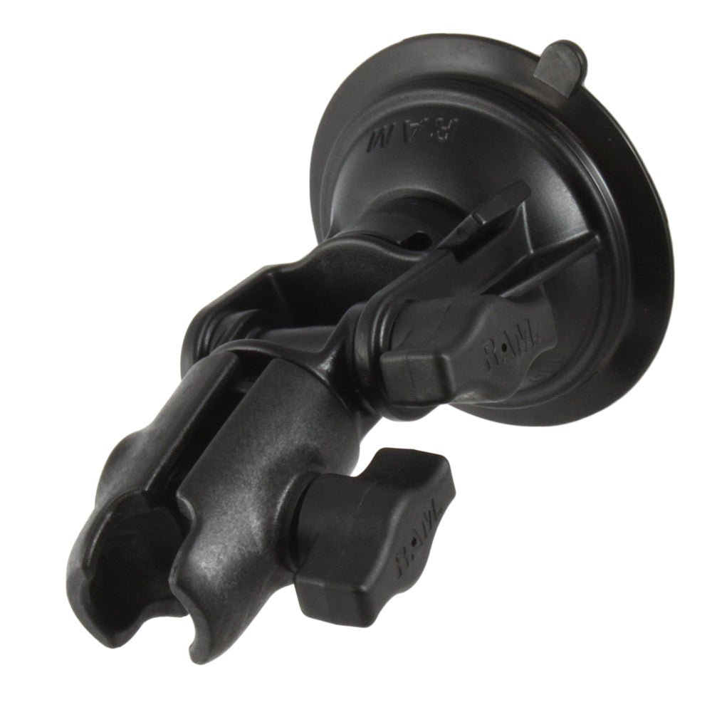 RAM Mount RAM TwistLock Composite Suction Cup Ratchet Mount wSocket Arm RAPB104224UQU1
