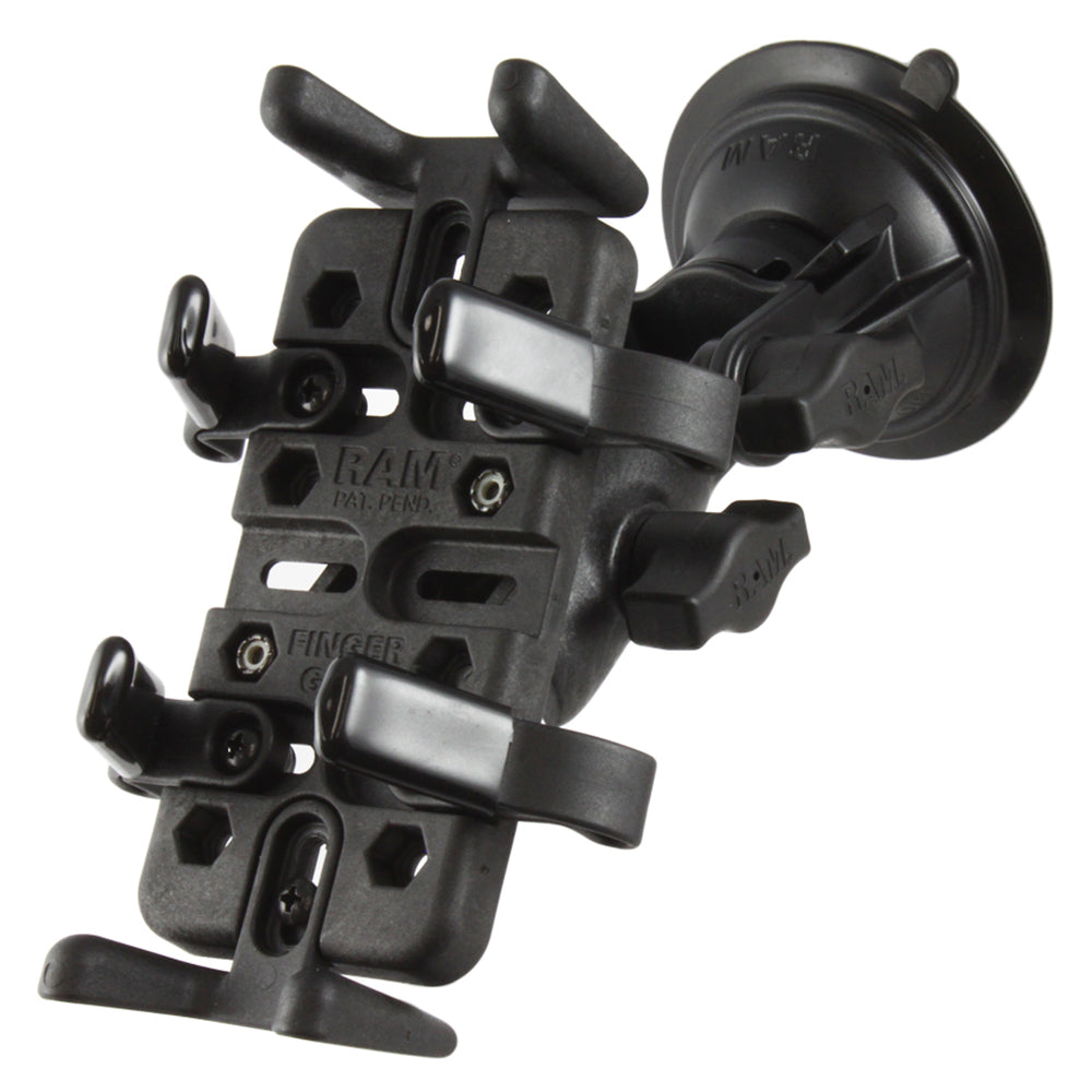 RAM Mount RAM FingerGrip Universal Mount wRAM TwistLock Suction Cup RAPB104224UN4U
