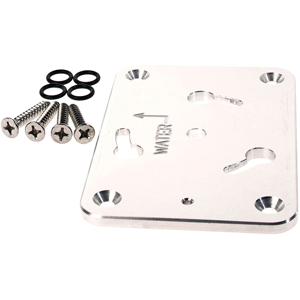 Panther Spare Bow Mount Base Kit f King Pin Clear Anodized KPBQCKA