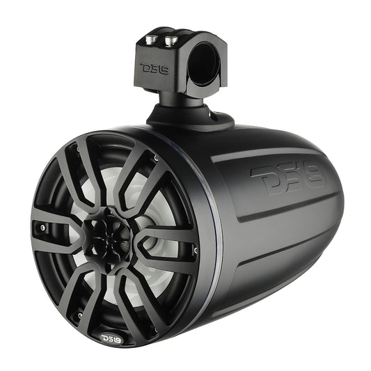 DS18 X Series HYDRO 8 Wakeboard Pod Tower Speaker wRGB LED Light 375W Matte Black NXLX8TPBK