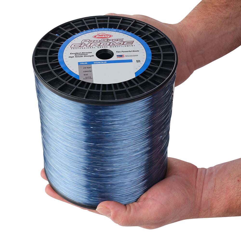 Berkley ProSpec Chrome Ocean Blue Monofilament 100 lb 2850 yds PSC5B100OBL 1545750