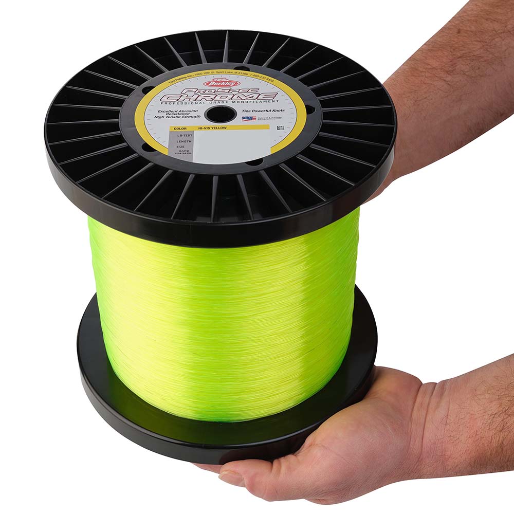 Berkley ProSpec Chrome HiVis Yellow Monofilament 60 lb 4750 yds PSC5B60HVY 1543432