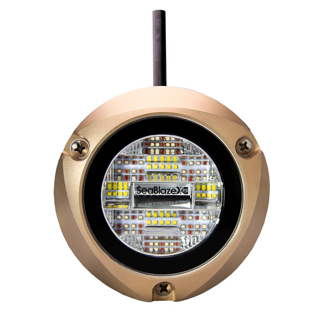 Lumitec Zambezi X2 Surface Mount Underwater Light White Blue 101708