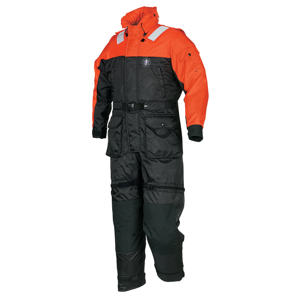 Mustang Deluxe AntiExposure Coverall Work Suit OrangeBlack Small MS217533S206