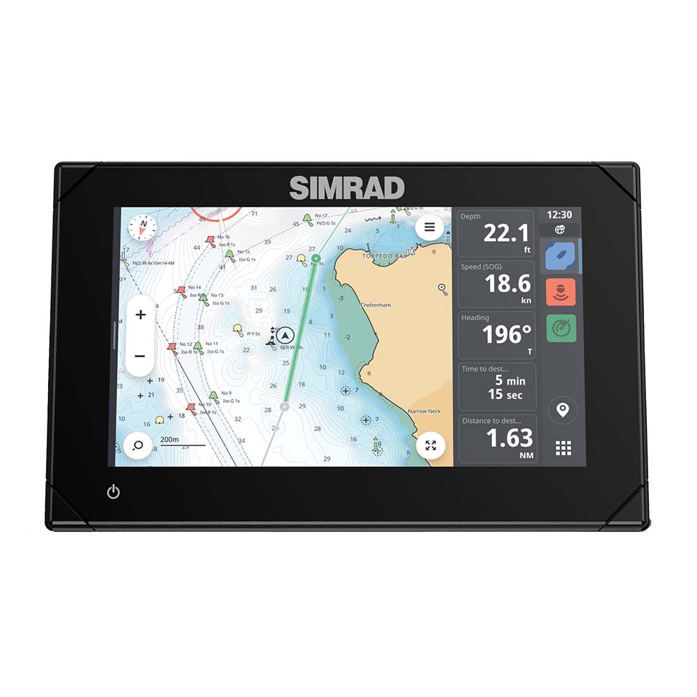 Simrad NSX 3007 7 Combo Chartplotter Fishfinder Display Only No Transducer 00015214001