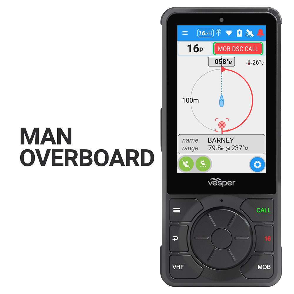 Vesper Cortex H1P PortableWirelessRechargeable Handset wCharging Cradle 0100281610