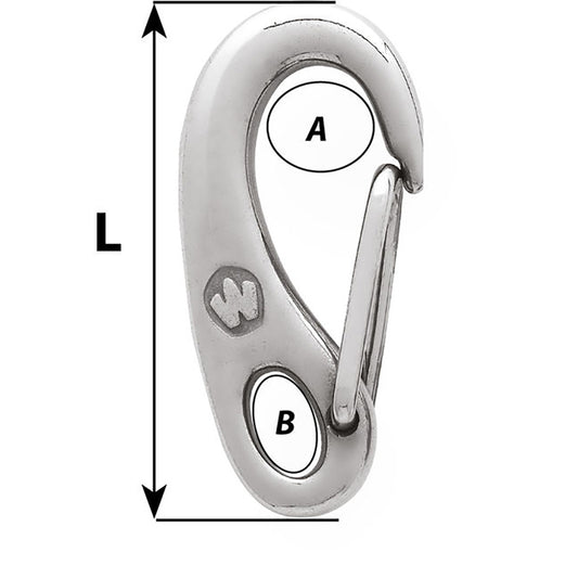 Wichard Safety Snap Hook 75mm 02481