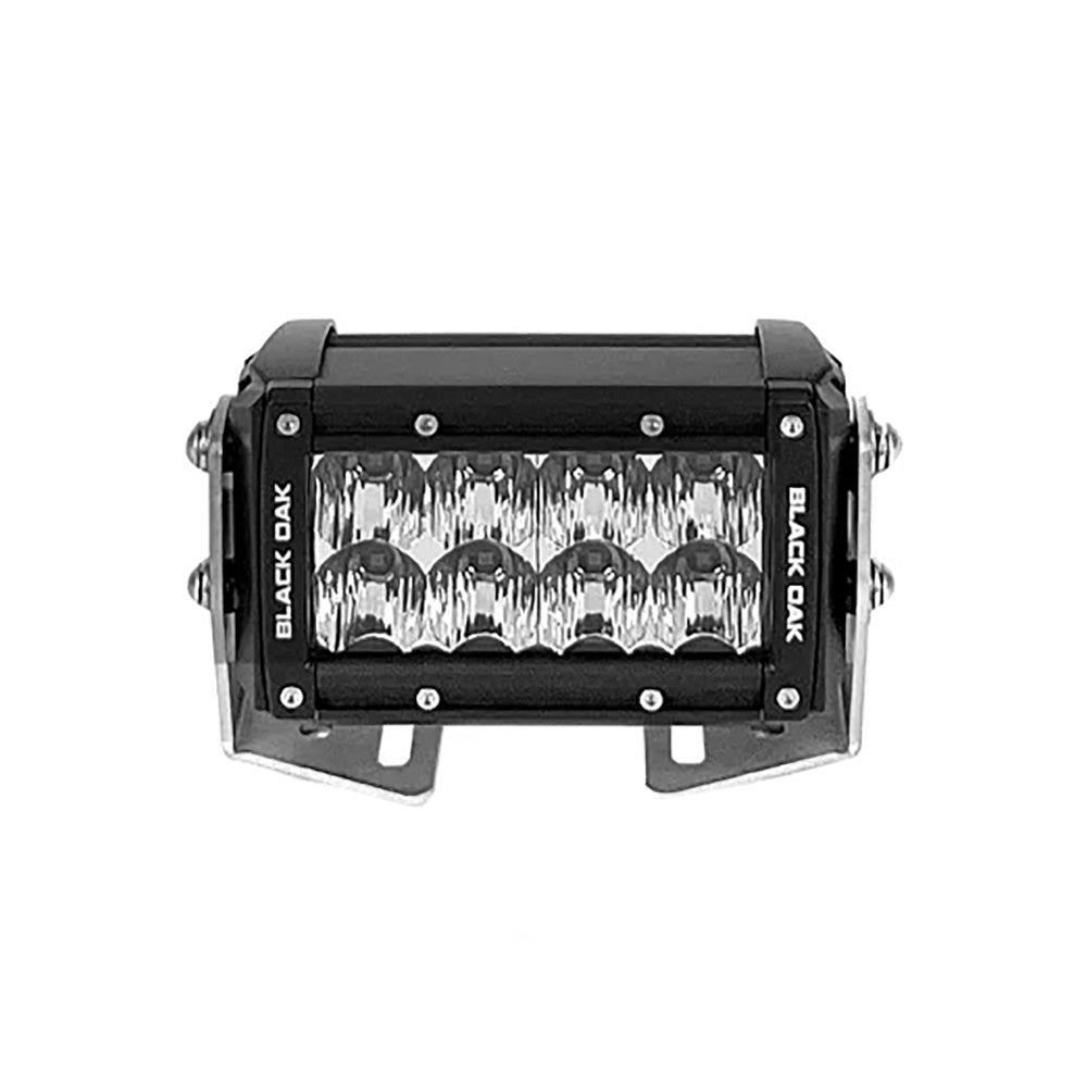 Black Oak Pro Series 30 Double Row 4 LED Light Bar Spot Optics Black Housing 4SD5OS