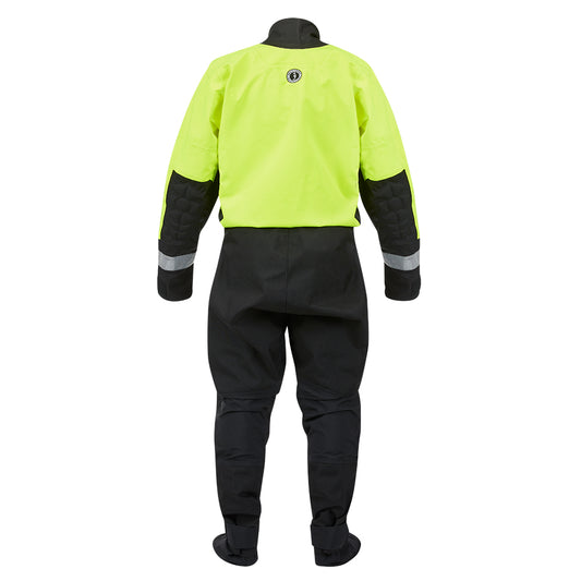 Mustang MSD576 Water Rescue Dry Suit Fluorescent Yellow GreenBlack XL MSD57602251XL101