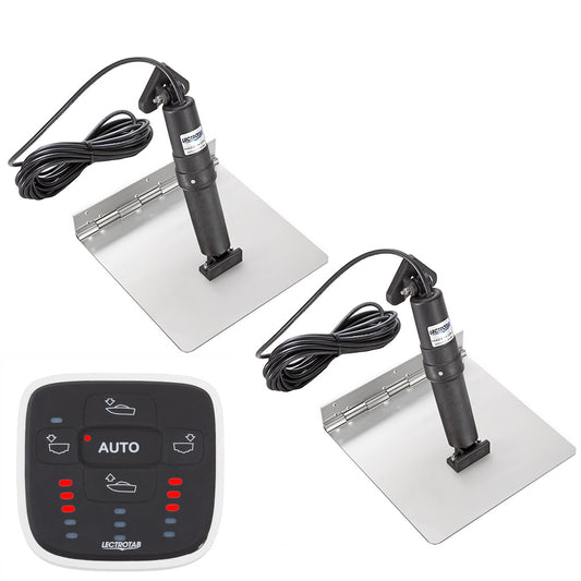 Lectrotab XKA Stainless Steel Trim Tab Kit wALC1 Control  9 x 18 XKASAL9X18