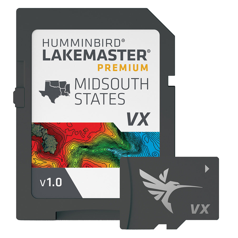 Humminbird LakeMaster VX Premium MidSouth States 6020051