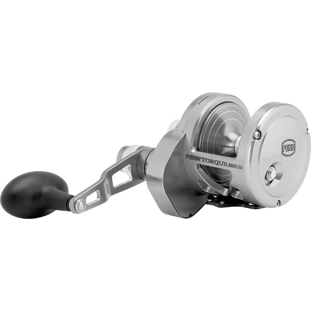 PENN Torque Lever Drag 2 Speed Reel Silver TRQ25NLD2S 1501852