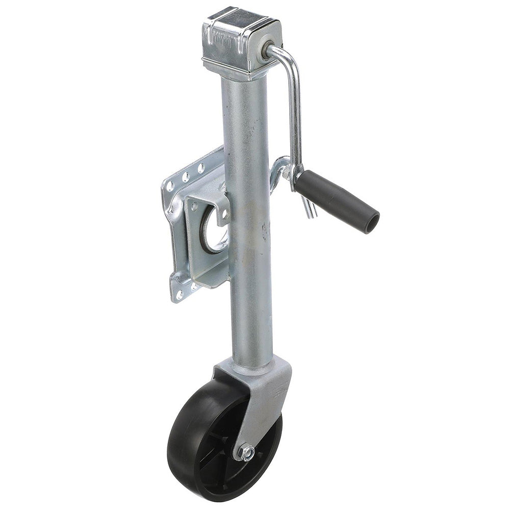 Attwood FoldUp Trailer Jack  1000 lb Capacity  Single Wheel 111274
