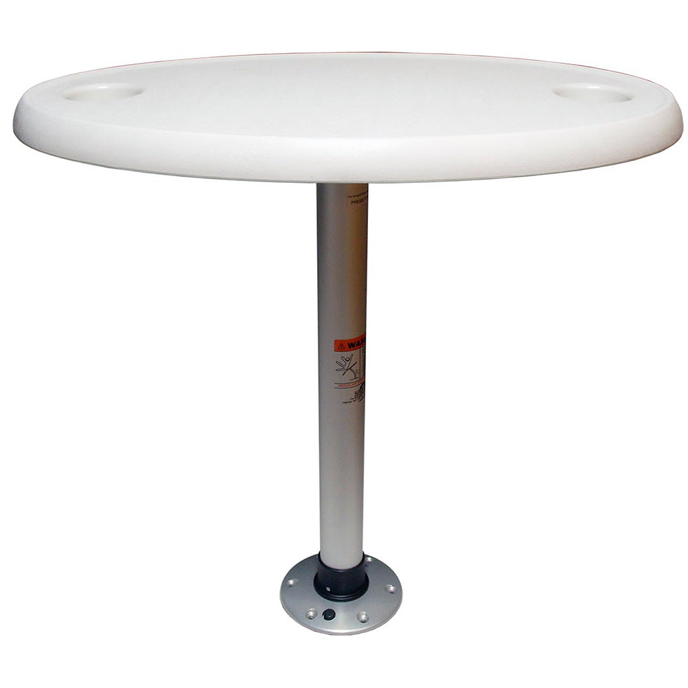 Springfield White Oval Table Package 18 x 30 Threadlock 1690106