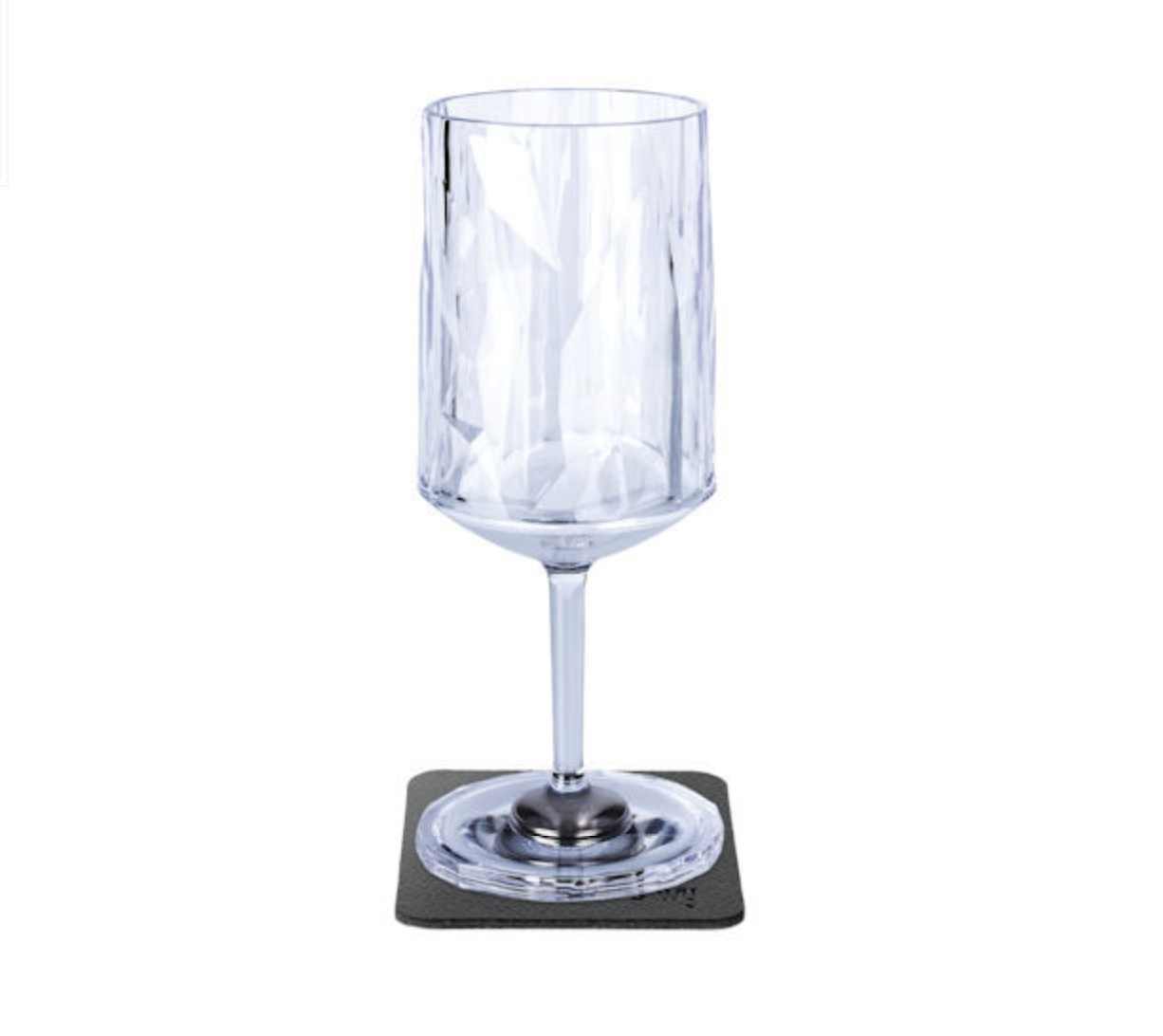2 Magnetic Plastic Wine Glasses image 1