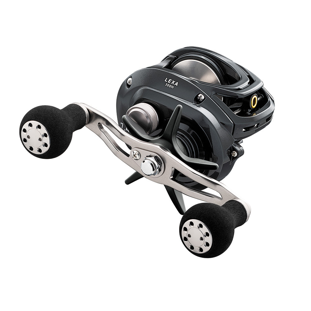 Daiwa Lexa 300 Baitcasting Reel  High Speed  Dual Paddle Handle LX300