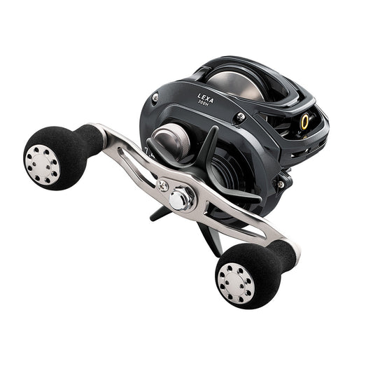 Daiwa Lexa 400 Baitcasting Reel  Left Hand  High Speed  Dual Paddle Handle LX400L