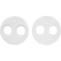 SeaDog 4 Gauge Power Socket Adapter Mounting Plate  White 4261041
