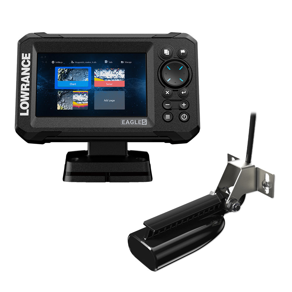Lowrance Eagle 5 Combo wSplitShot Transducer 00016111001