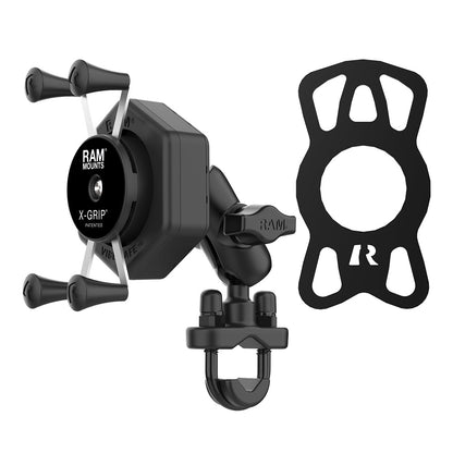 RAM Mount RAM XGrip Phone Mount wVibeSafe  UBolt Base  Short RAMB149ZAUN7462