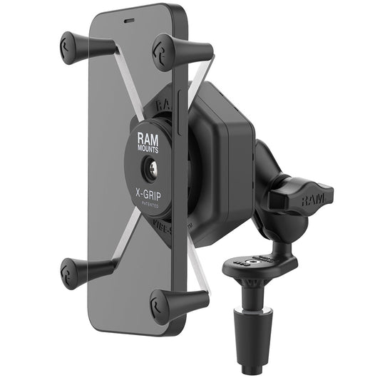 RAM Mount RAM XGrip Large Phone Mount wVibeSafe  Fork Stem Base  Short RAMB176AUN10462