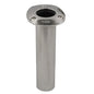 CE Smith 70 Series Standard Flush Mount Rod Holder  0 Degree  Stainless Steel  Cast Bottom  Black Liner 536700C