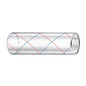 Trident Marine 12 x 50 Clear Reinforced PVC Hose Tubing Red  Blue Tracer 1620126