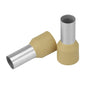 Pacer Beige 2 AWG Wire Ferrule  16mm Length  10 Pack TFRL216MM10