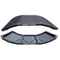 Sebba Shade 8 x 12 ft Black Sun Shade fBoats 26 SS8X12BLK